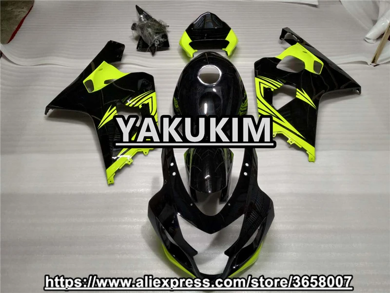 

YAKUKIM ABS Injection Fairing Kits For Suzuki GSXR600 GSXR750 K4 04-05 Year 2004 2005 GSXR-750 600 K4 04 05 Motobike Fairing