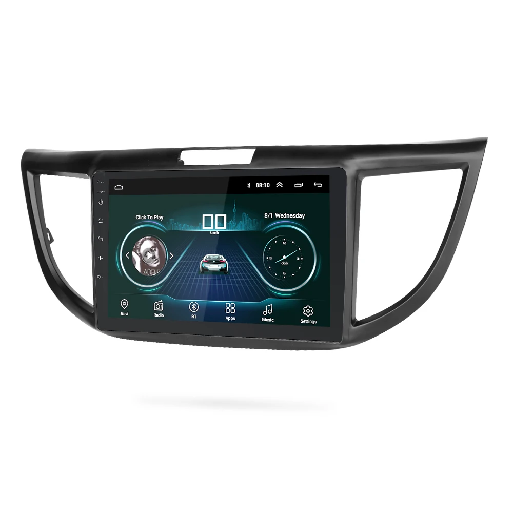 Top Threecar 2 Din Android 8.1 GPS Navigation Car Radio 2G (RAM) + 16G Stereo Multimedia Player For Honda CRV 2012-2015 Car Radio 2