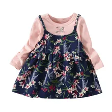 Spring Dress For Baby Girl Cute Long Sleeve Princess Dress Cotton Dresses Kid Girl Clothes Dress цена Spring Dress For Baby Girl Cute Long Sleeve Princess Dress Cotton Dresses Kid Girl Clothes Dress цены онлайн