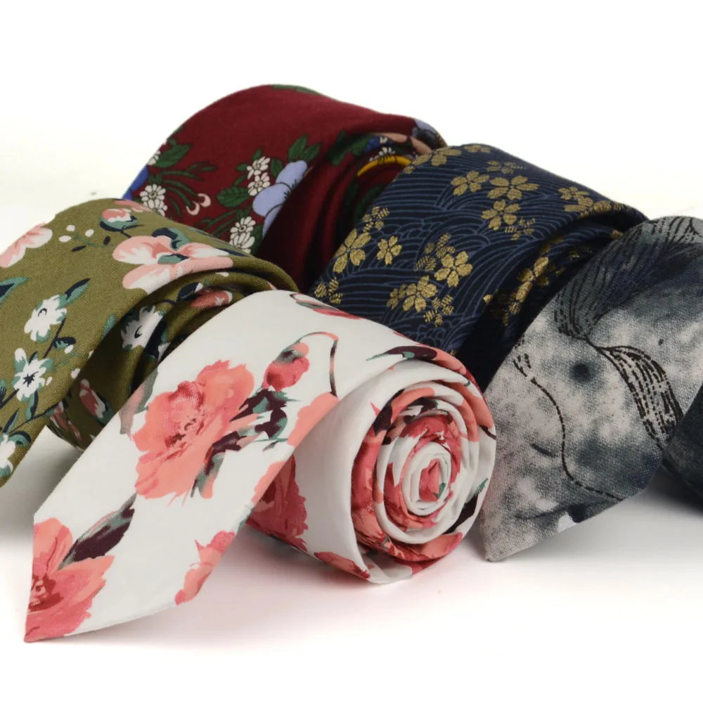 TagerWilen хлопчатобумажные галстуки для мужчин 7 см Тонкий облегающий узкий китайский чернильный рисунок цветы галстук Gravata свадебное торжество деловая встреча T-167