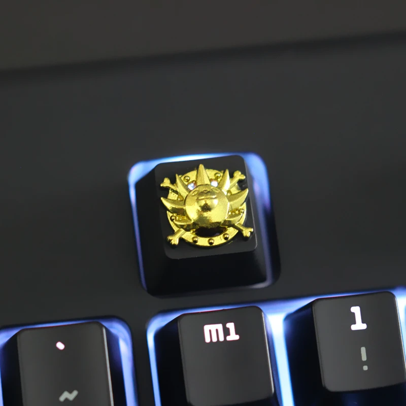  1 pcs Anime ONE PIECE Zinc-aluminum key cap mechanical keyboard keycaps for personalization for mec