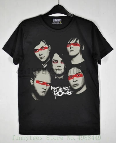 My Chemical Romance Mcr Gerard Way Ray Toro Frank Iero темно-серые футболки с рукавом s-xxl Harajuku топы