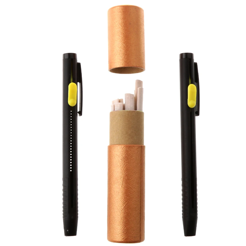 1 Set Tailors Sewing Dressmakers Marking Chalk + 1Pcs Metal Sewing Gauge