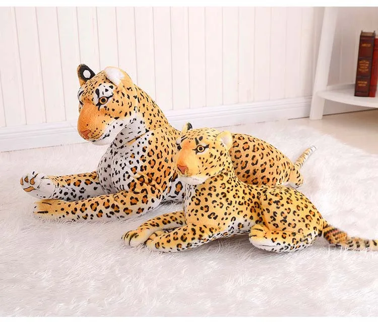 large 75cm and baby 45cm simulation leopard plush toy doll christmas gift b0599in Stuffed