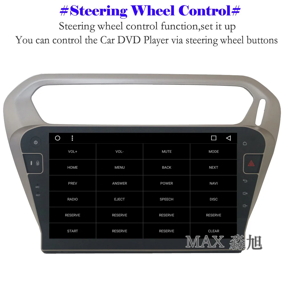 Excellent MAX Car DVD Player For Peugeot 301 /Citroen Elysee 2014 Car Radio RDS GPS Navigation System Free Maps WiFi Bluetooth Call&Music 4