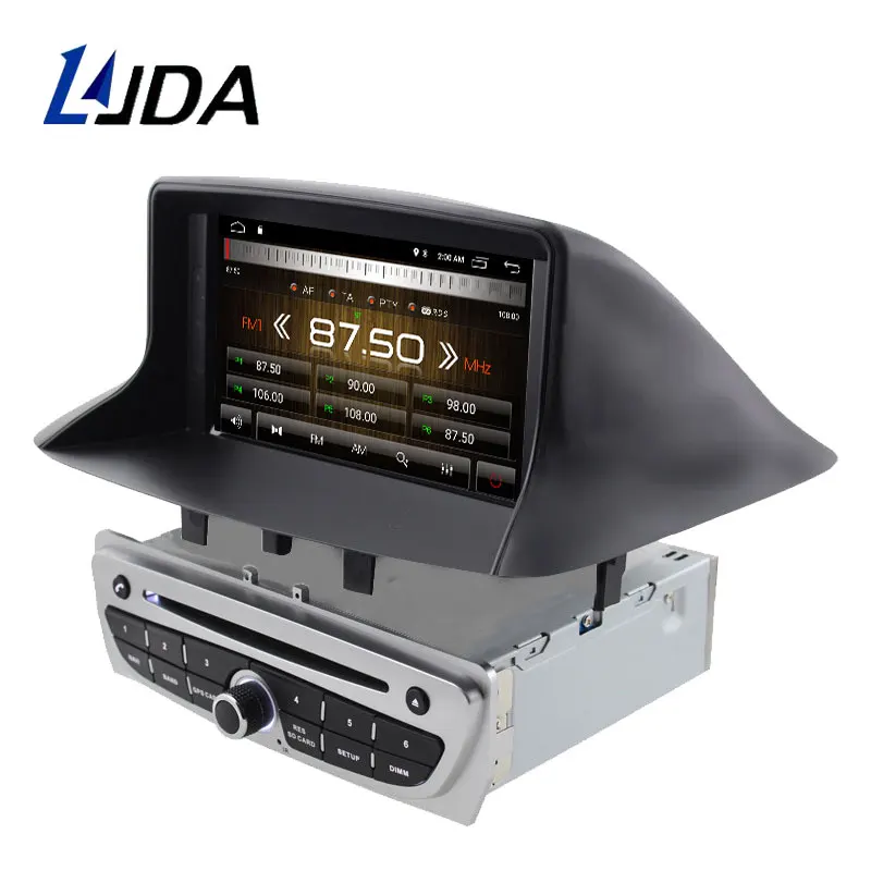 DSP Carplay 1 Din Android 10.0 Car DVD Player For Megane 3 Fluence 2009-2015 WIFI GPS Radio Multimedia Steering Wheel Stereo DSP