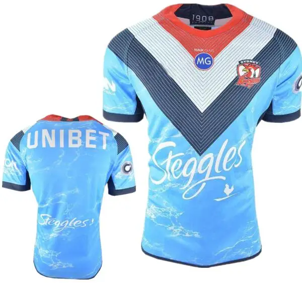 

2019 2020 new shirt rugby jerseys Sydney Roosters rugby jerseys home away Roosters rugby shirt size S-3XL
