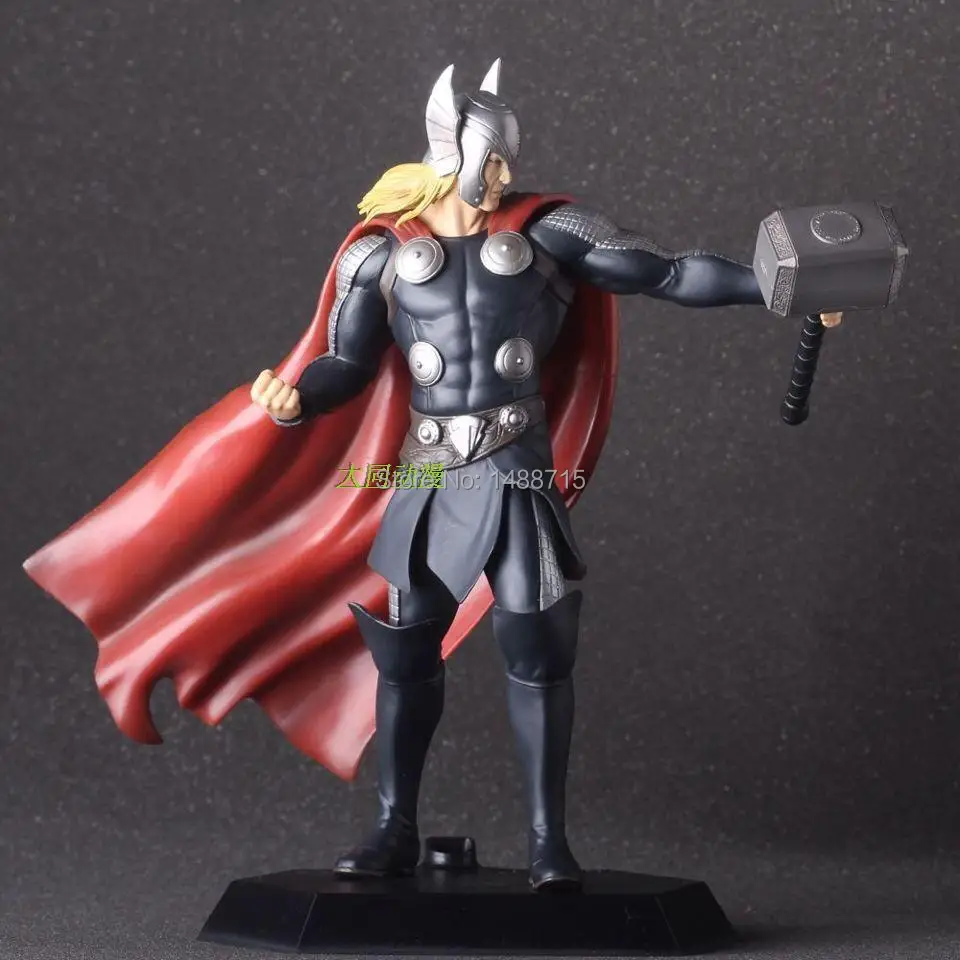New Hot Marvel Classic The Avenger Super Hero Thor Crazy Toys 18CM