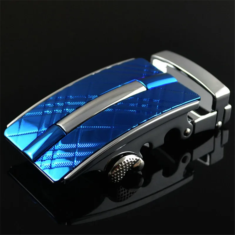 Модный Синий Роскошный деловой ремень с пряжкой мужской костюм для отдыха