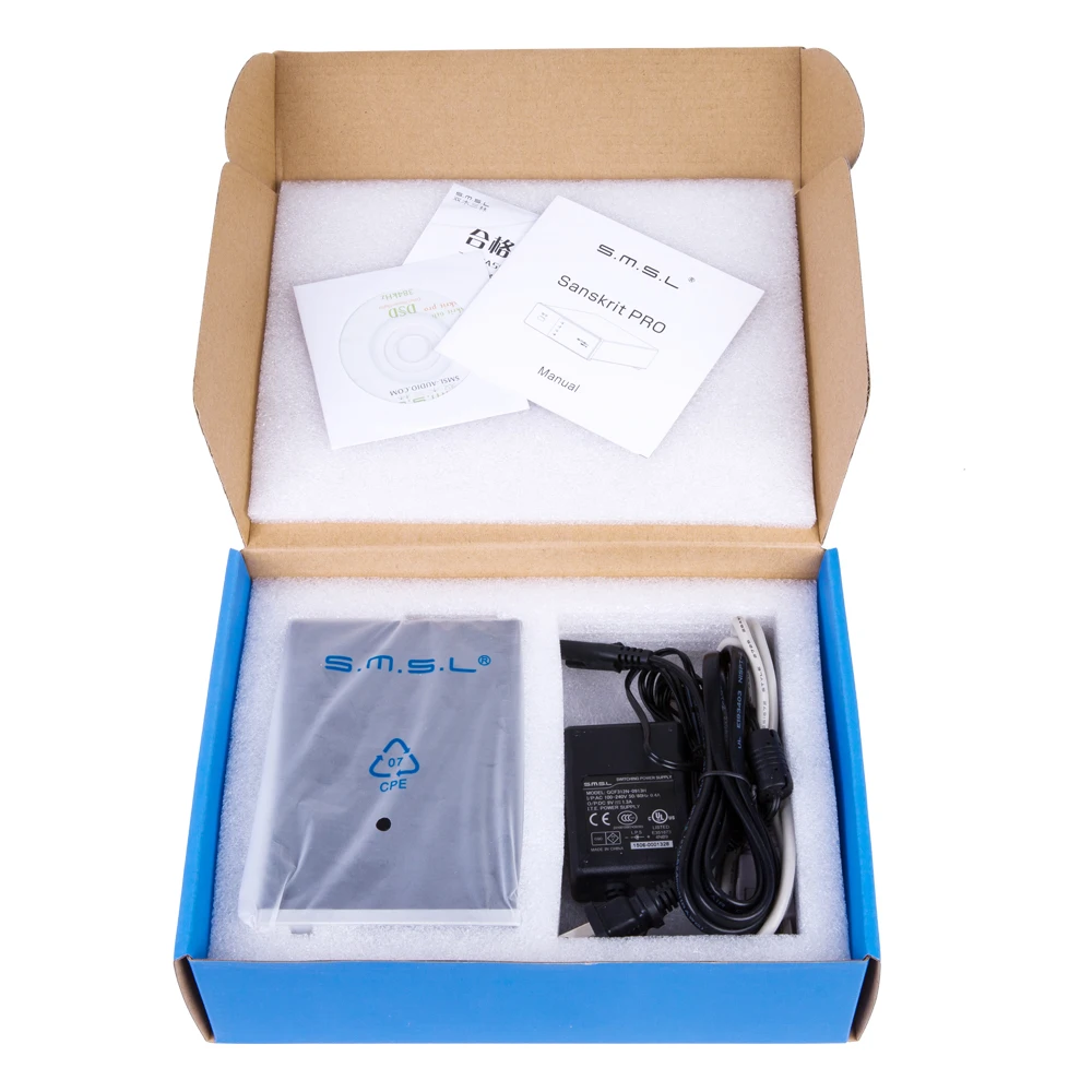 Новый SMSL санскрит PRO B HIFI Цифровой аудио Bluetooth 4.0 декодер 32Bit/384 кГц DSD