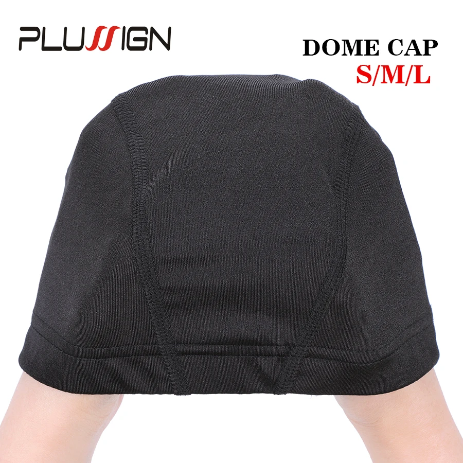 Plussign Лидер продаж парик кепки с хорошим качеством эластичная лента для изготовления парики маленький размер Профессиональный Противоскользящий сетчатый колпачок s2Pcs