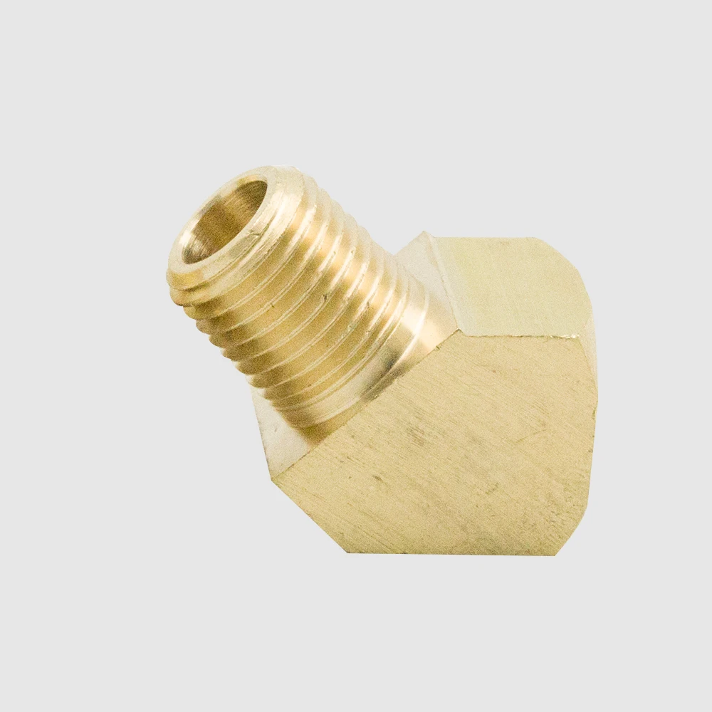 6 Male Flare To Male 1//8/" NPT Thread 45 Degree Fitting Adapter 6AN 6 AN