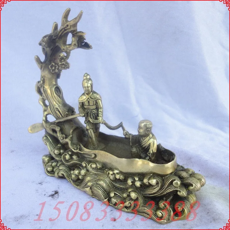 

Bronze statue copper decoration brass buddha decoration Bronze crafts lucky copper ship