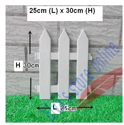 25 см x 30 см Пластиковые заборы белые ограждения в европейском стиле вставить грунт для сада двора Декор легко собрать