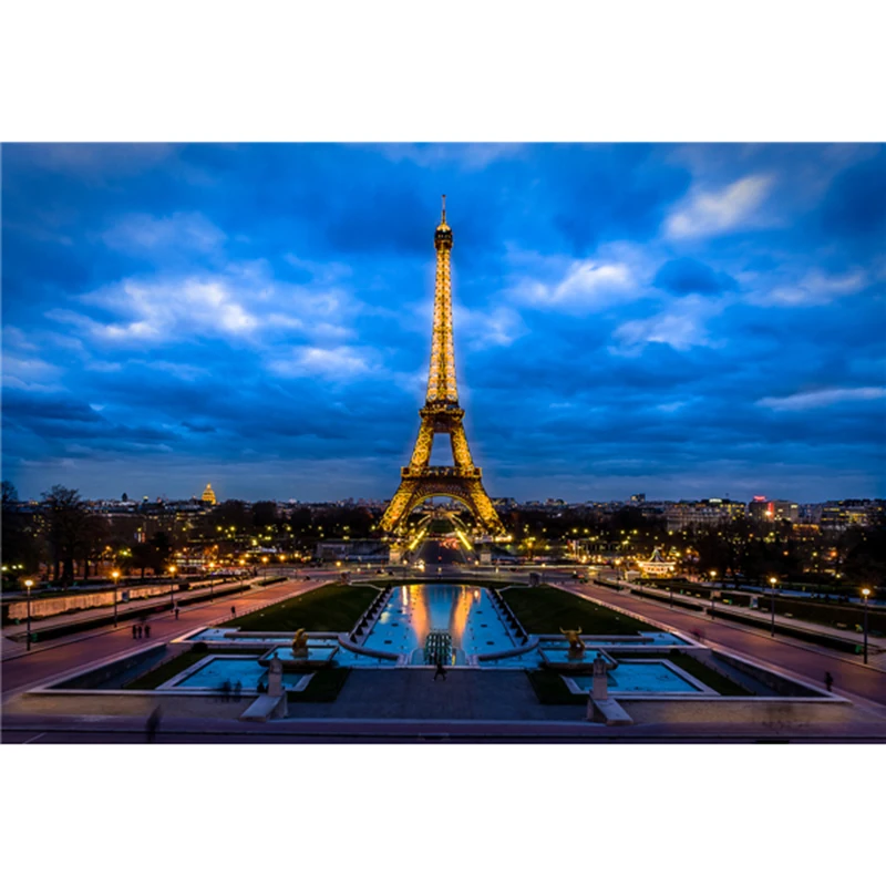 diy diamond painting cross stitch Paris Eiffel Tower home decor 100%