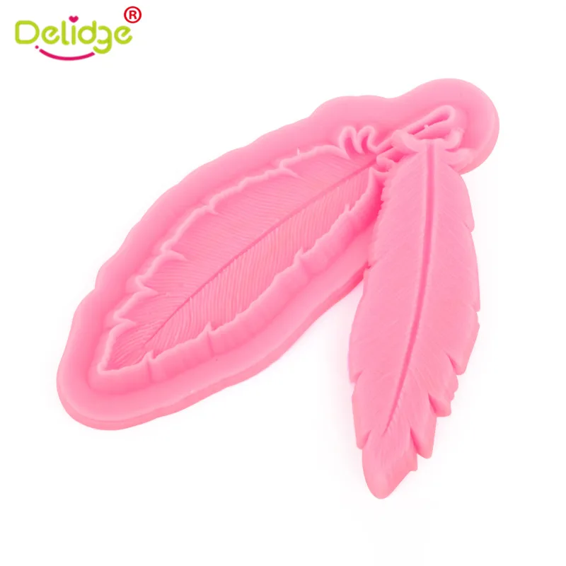 

Delidge 3D Feather Silicone Cake Mold Handmade Cupcake Candy Cookie Muffin Soap Maker DIY Baking Tools Dropshipping