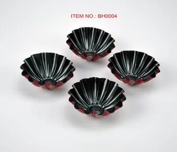 

non-stick egg tart mold forms for the cake mini fluted baking cake pan 8pcs carbon steel bakery products confectionery tools