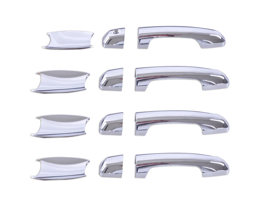 

CITALL Car Acc Set ABS Chrome Door Handle+Cup Bowl Cover Trim for Toyota Land Cruiser Prado J 150 FJ150 2010 2011 2012 2013 2014
