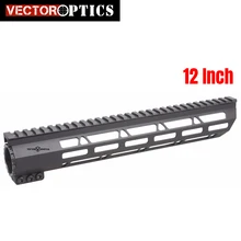 Векторная Оптика Тактический тонкий M-LOK 12 дюймов поплавок Handguard Пикатинни кронштейн подходит 223 5,56 AR 15 M4 M16