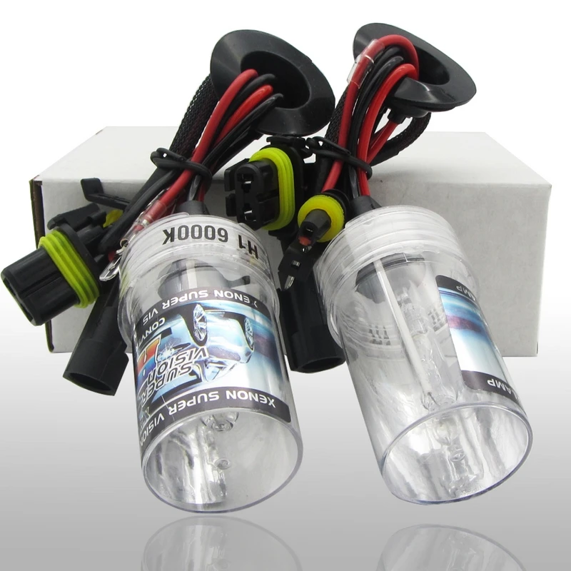 

2Pcs 55W HID Car Led Headlight Bulb H1 3200LM Lumen IP65 Waterproof 3000k To 12000k Color Temperature Auto Lights Bulbs