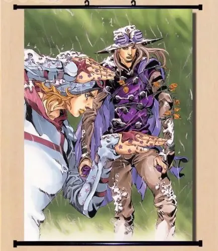 Аниме-постер JoJo's причудливое приключение настенная прокрутка печатная