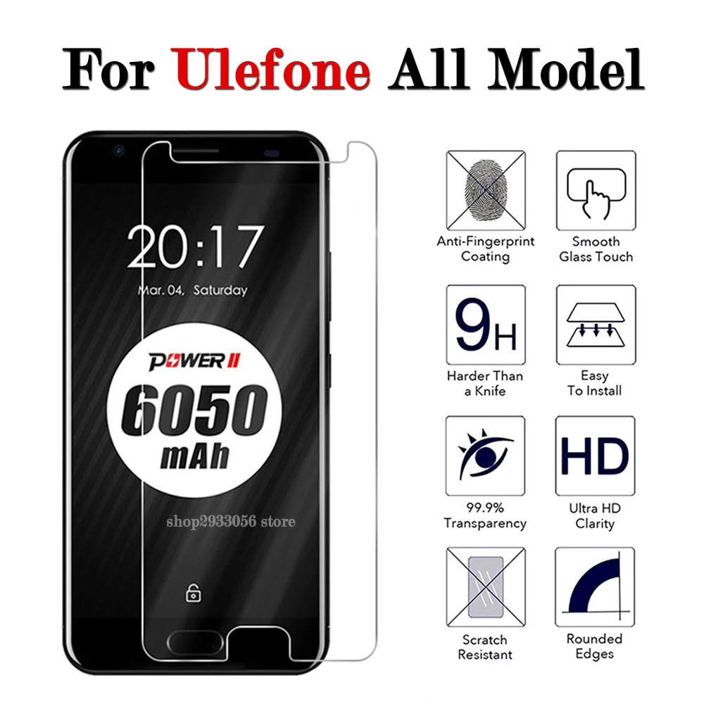 

Protective Glass On For Ulefone Power 5 2 Armor X S8 Pro s8pro Power5 Power2 S 8 Tempered Glas Toughned Screen Protector Film 9H