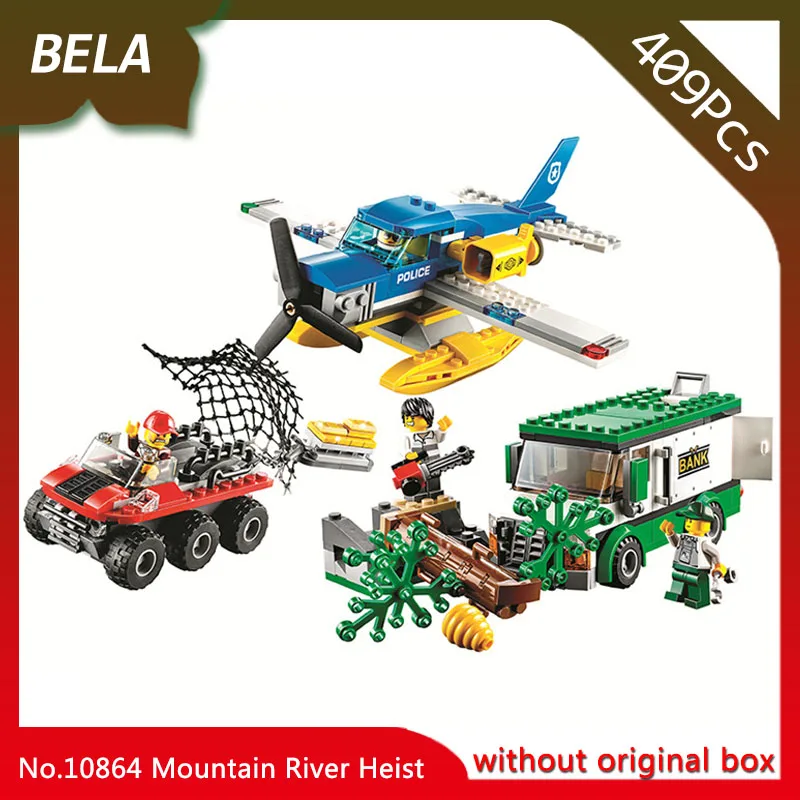 

Bela 10864 409pcs City Police Series Mountain River Heist Building Block Bricks Toys Gifts Compatible With Legoings Friends