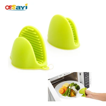 

1pc Cooking Gloves Silicone Thick Heat-Resistant Gloves Oven Pliable Heat Insulation Waterproof Microwave Silicone Glove