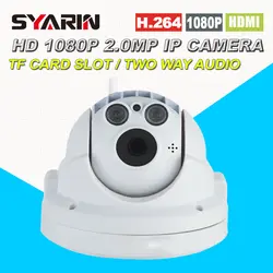 Full HD 1080 P 2.0mp Беспроводной купольные IP Камера с панорамирования/наклона/зум 4X оптический зум 2.8- 12 мм TF/Micro SD слот для карт низкой освещенности
