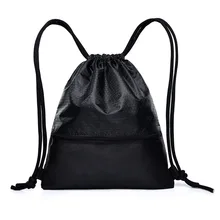 9PCS / LOT Fashion Drawstring Bags Mulitfunctional Backpack Mini String Sack Women Men Travel Package Wholesale
