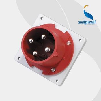 

*IP44* 4Poles 63A 400V Waterproof Concealed Plug for Industrial Purposes / Flush Type Electric Plug (SP-1982)