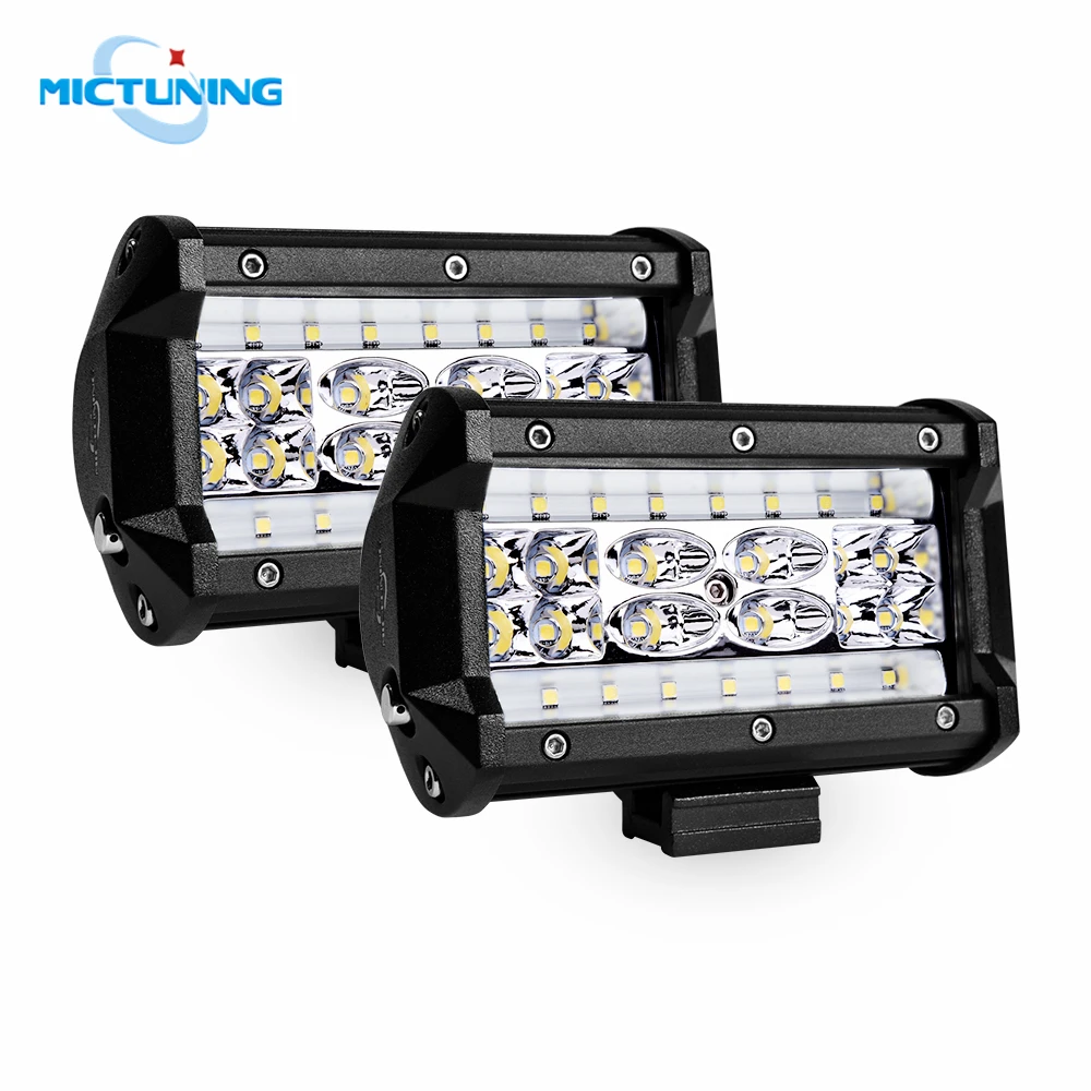

MICTUNING 5'' Quad Row 84W LED Work Light Bar Combo Beam Super Bright Spotlight Floodlight for Jeep ATV UAZ SUV 4WD 4x4 Tractor