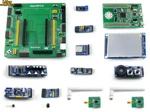 

Open32F3-D Package B=ST official STM32F3DISCOVERY STM32F303VCT6 ARM Cortex-M4 STM32 Development Board+3.2'touch LCD +12 Modules