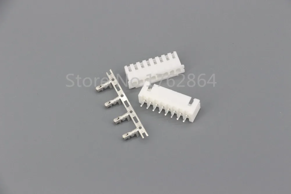 

100Sets/Kit XH2.54-8P 8Pin Straight needle spacing 2.54mm connectors Male and Female Plug + terminals