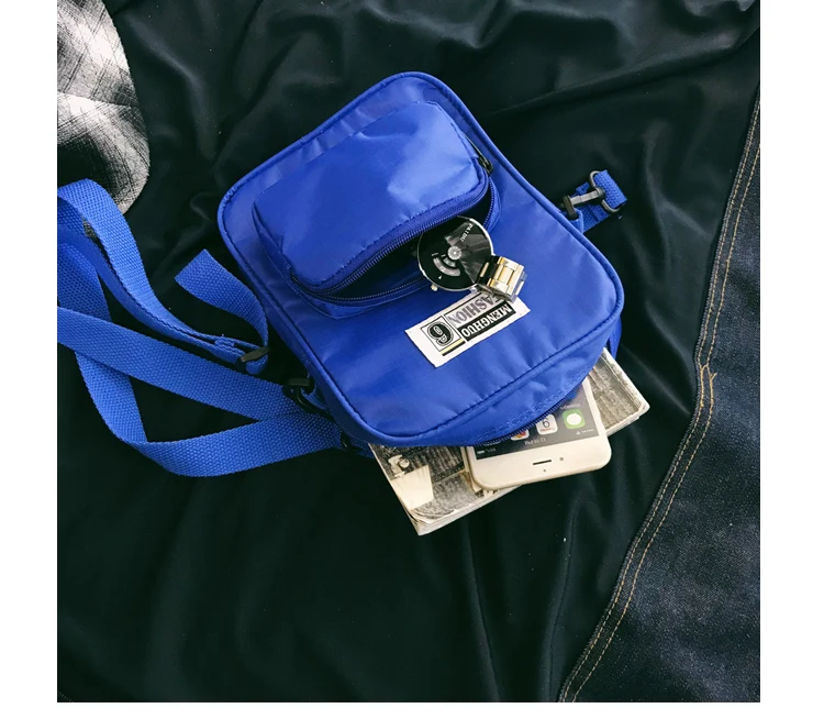 Menghuo Brand New Fashion Women Handbag Panelled Shoulder Bag Leisure Nylon Men Messenger Bag Female Crossbody Bags for Boys Bag00_36
