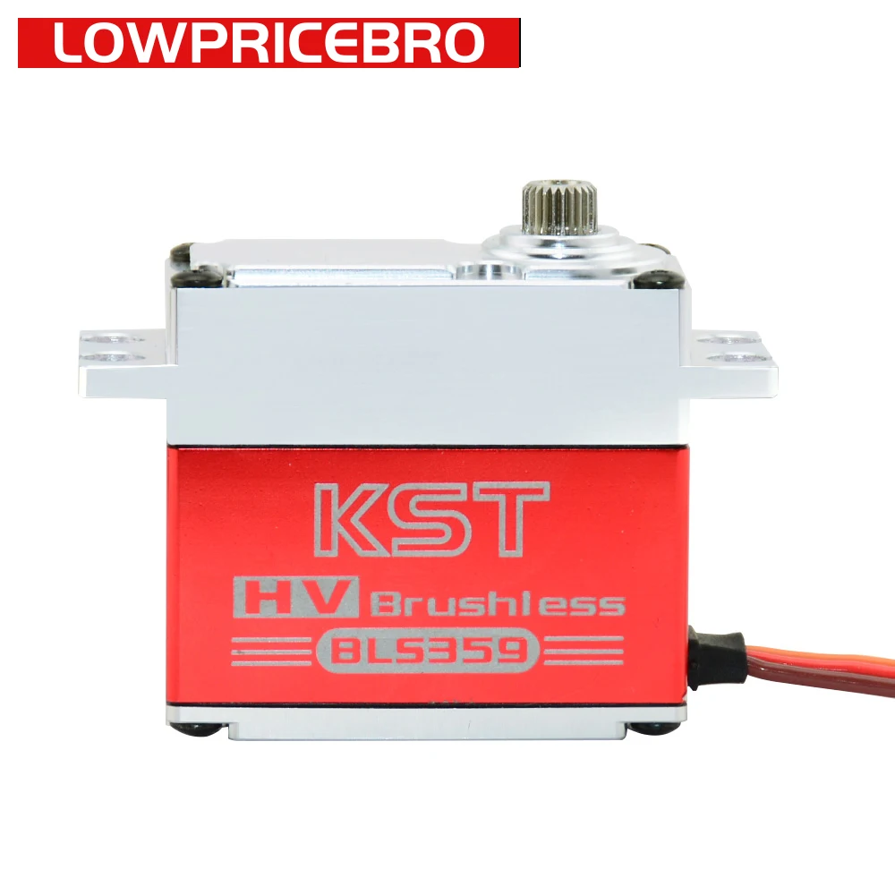 

KST BLS359 8.4V Torque 30kg 0.1sec HV Brushless Digital Servo Motor for RC Car Boat Robot Helicopter Plane RC Models