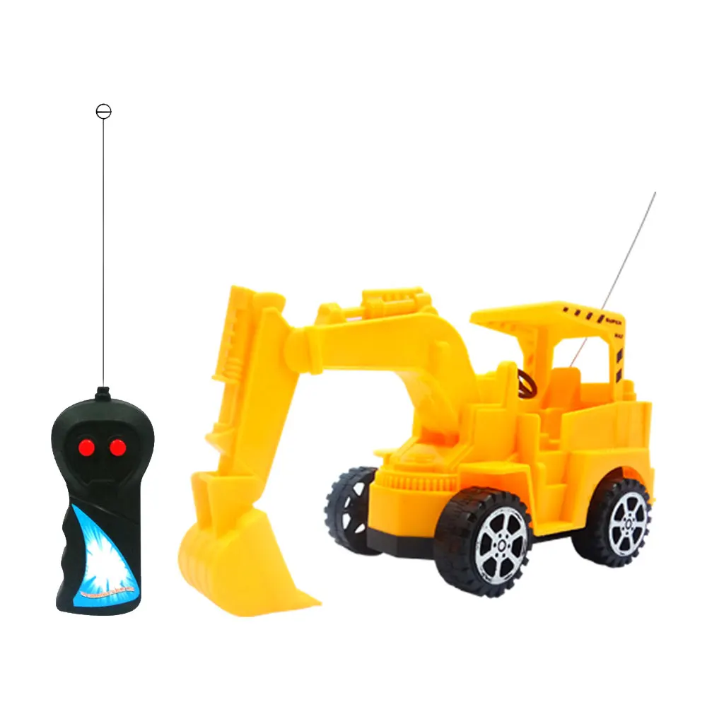 

Remote-Controlled Excavator Yellow Rotating Intelligence Realistic Plastic Cultivate Interest Interesting Novel Boy Toy Hobby