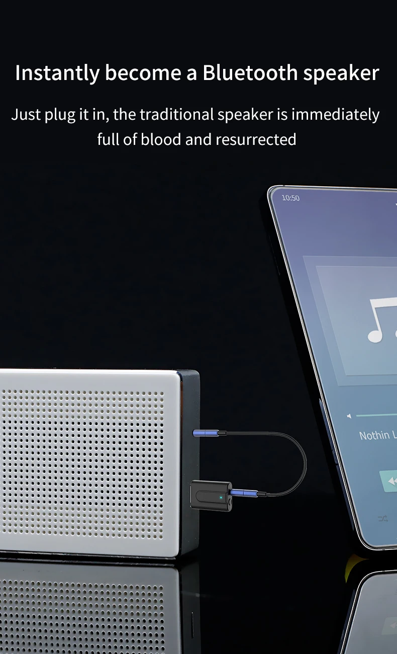 VIKEFON Bluetooth 5 0 аудио приемник передатчик Мини 3 мм AUX Jack стерео для ТВ ПК автомобиля