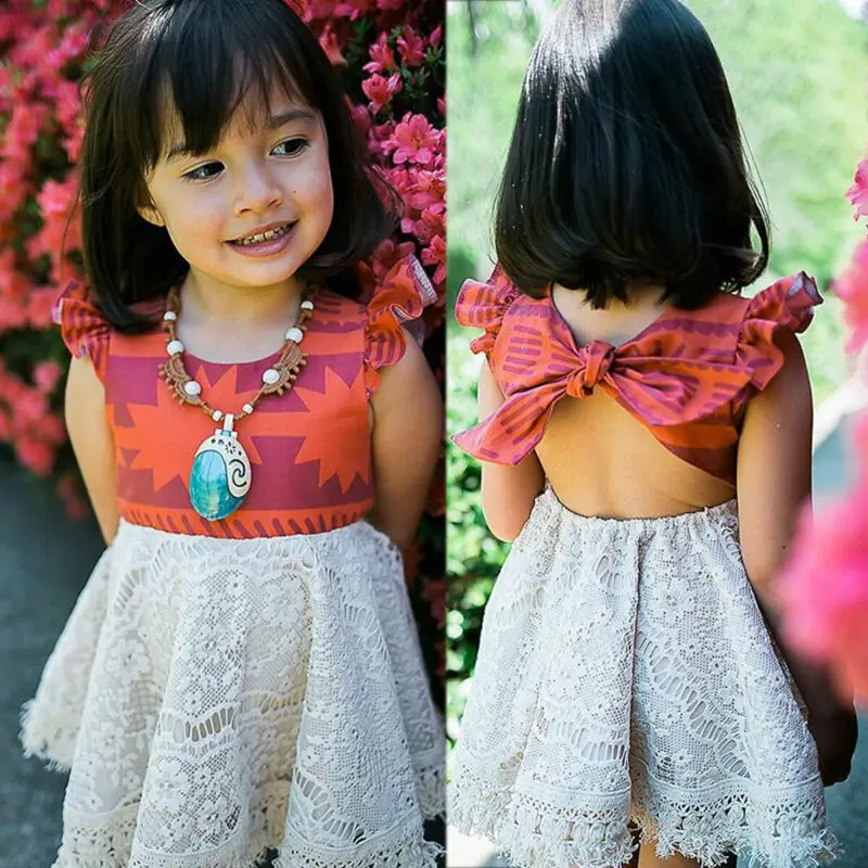 Girls Dress Princess Costume Kids Clothes 0-5T Infant Baby Girl Bodysuits