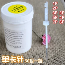 50 шт. однокарточная машина для бровей высокого класса бровей губ бровей машина для вышивания бровей иглы бровей