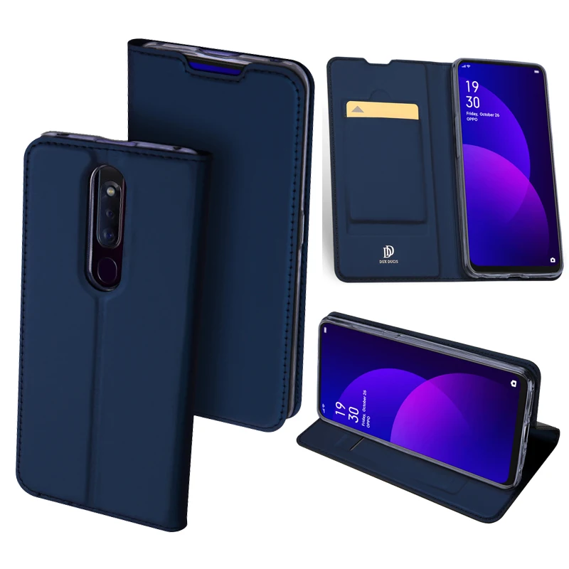 Оригинальный чехол Dux Ducis из искусственной кожи для Oppo F11 Pro Coque роскошный
