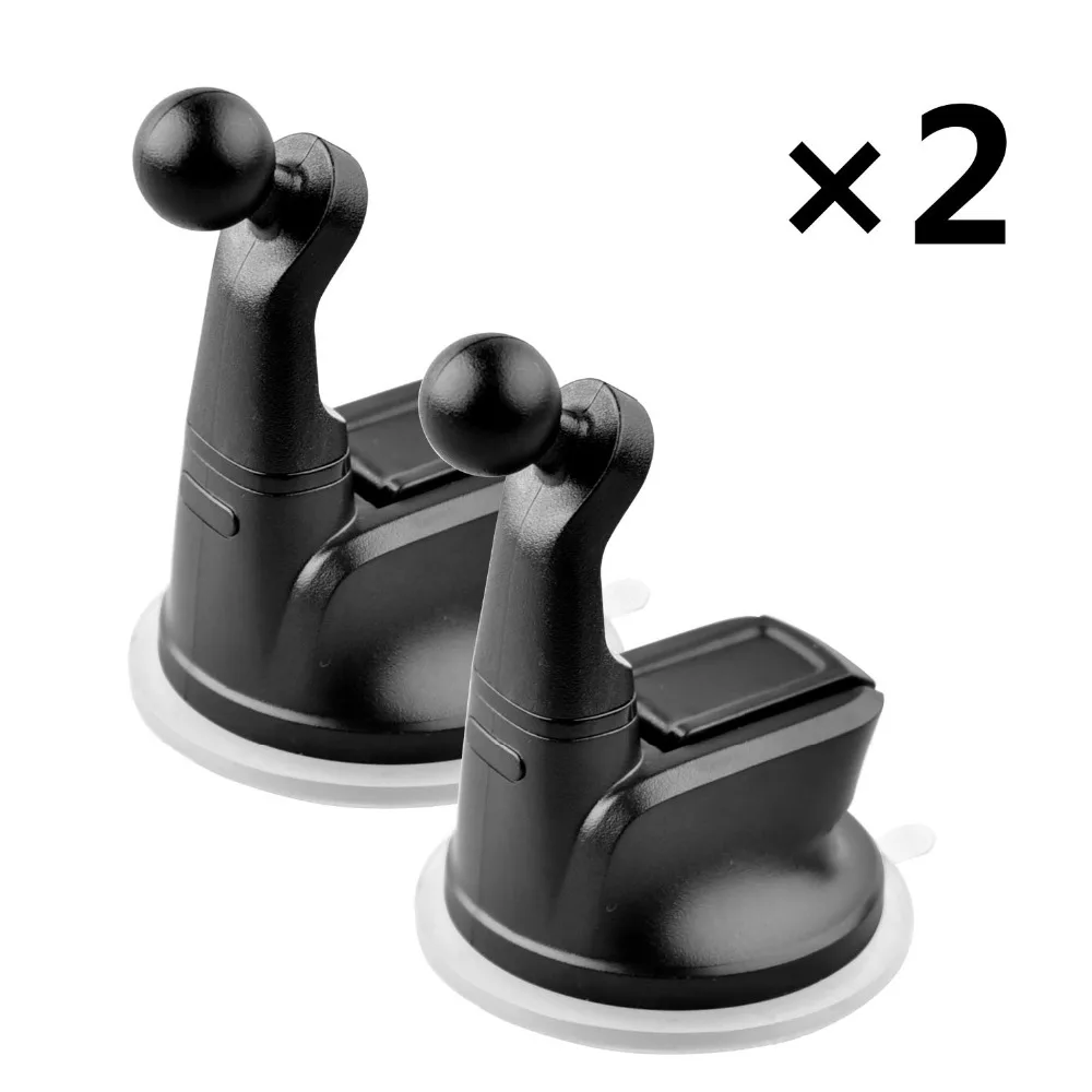

Sturdy Sticky Gel Suction Cup GPS Ball Mount (Pack of 2) for Garmin GPS Units, Dashboard Windshiled Window Dash GPS Car Holder