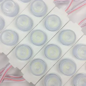 

20pcs LED Module 3030 SMD LED Cool White 3W LED Modules with Lens for Light Box DC12V Waterproof IP65