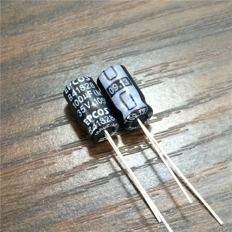 100 шт. мкФ 35 в EPCOS B41828 серия 6 3x11 мм 35V100uF алюминиевый электролитический конденсатор