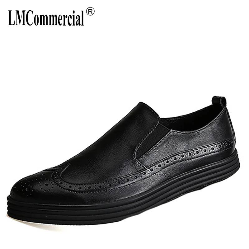 

Men's shoes spring and autumn summer business casual lazy shoes men all-match cowhide bullock Genuine Leather breathable sneaker