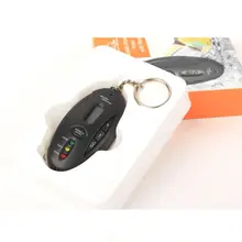 Алкотестер портативный чувствительный Тестер дыхания сигнальные огни Точный Цифровой дисплей ЖК-дисплей Удобный Легкий карман