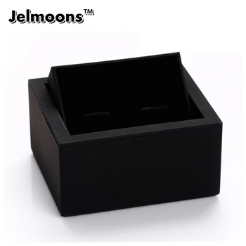 

Customized Design Fashion Black Rectangular Gift Cufflinks Box,