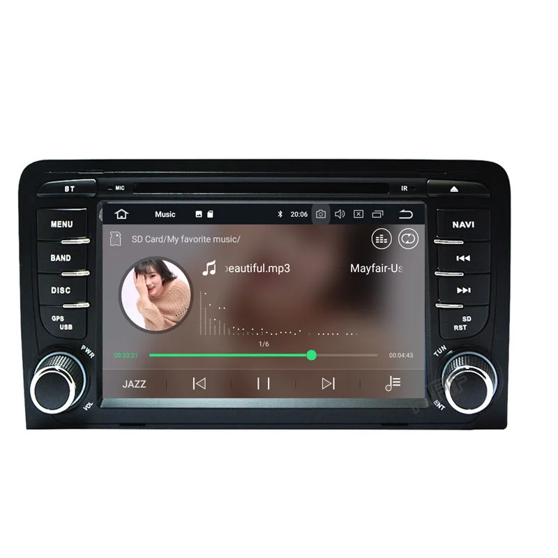 Discount IPS DSP 4G Android 9.0 CAR DVD GPS For Audi A3 8P 2003-2012 S3 2006-2012 RS3 Sportback 2011 multimedia player stereo radio 5