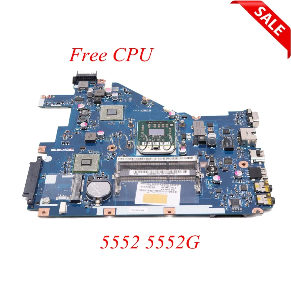 NOKOTION PEW96 LA-6552P MBR4602001 Laptop Motherboard For Acer aspire 5552 5552G Main Board DDR3 Socket S1 with Free CPU NOKOTION PEW96 LA-6552P MBR4602001 Laptop Motherboard For Acer aspire 5552 5552G Main Board DDR3 Socket S1 with Free CPU