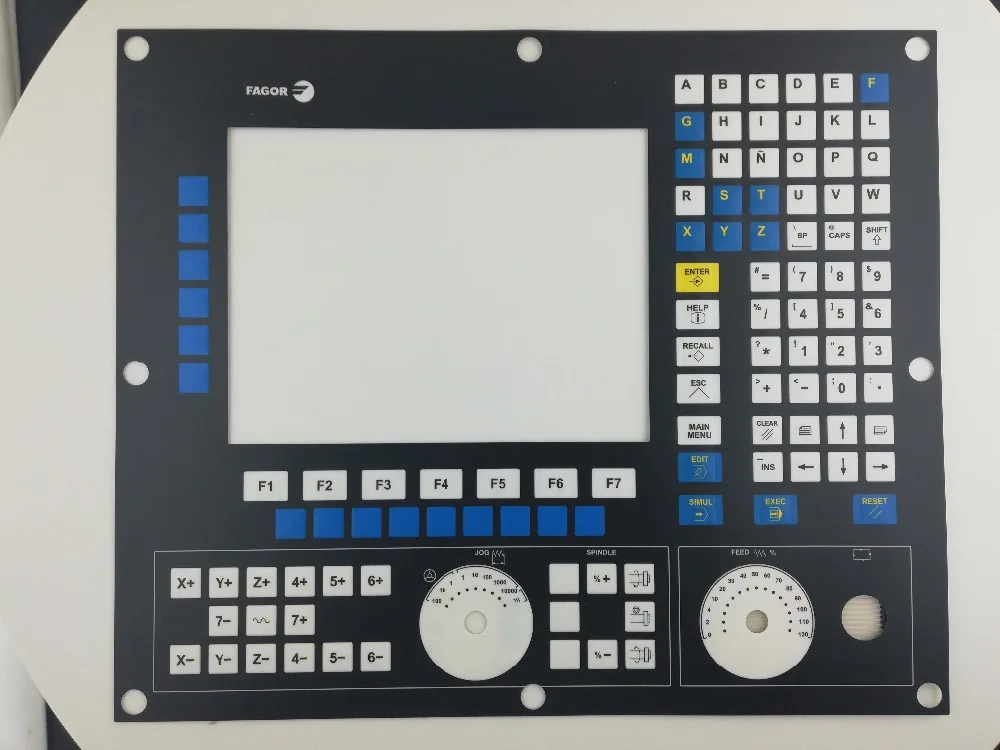 FAGOR 8055MC, панель Мембранного переключателя и клавиатуры для 8055MC CNC ремонт, быстрая